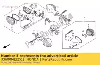 33600MEED01, Honda, winker assy r rr honda cbr 600 2005 2006, Novo