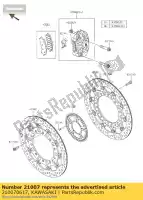 210070617, Kawasaki, rotor, sensor, fr zx1000nff kawasaki h2 h2r 1000 2015 2016, Nuevo