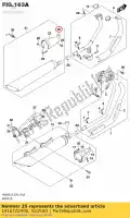 1416722H00, Suzuki, entretoise suzuki vl intruder c800c cue c800 ue vz m800 vlr c1800 r black edition c800b u zu z ru2 touring rt m800z volusia  vlr1800r c1800r vlr1800 vl800 vz800z vz800 vl800ct vl800b vl800t 800 1800 , Nouveau