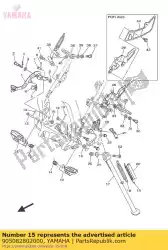 Here you can order the spring, torsion from Yamaha, with part number 905082802000: