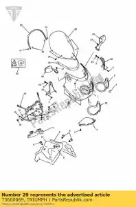 triumph T3660069 borde de recorte - Lado inferior