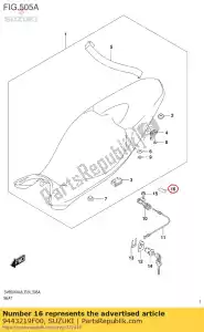 suzuki 9443219F00 panel,side cvr - Bottom side