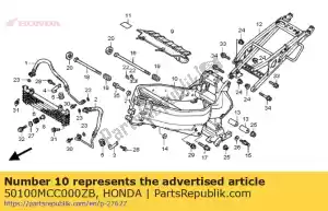 Honda 50100MCC000ZB opbouw comp., frame * nh437m - Onderkant