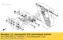 Qui puoi ordinare bullone, flangia, 12x90 da Honda , con numero parte 90128MCB610: