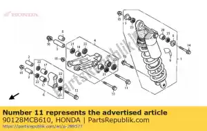 honda 90128MCB610 bullone, flangia, 12x90 - Il fondo