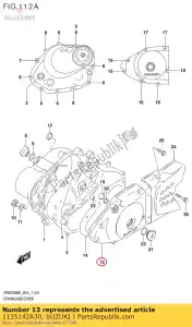 suzuki 1135142A30 copertura, magnete - Il fondo