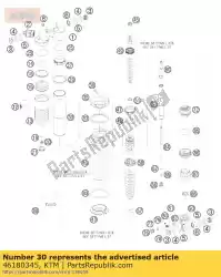 Here you can order the tube m52x1,5 from KTM, with part number 46180345: