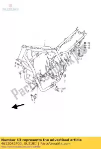 Suzuki 4612042F00 hak, l - Dół