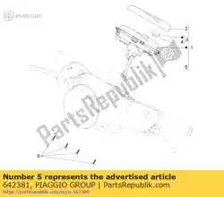 Tutaj możesz zamówić wi? Zka przewodów od Piaggio Group , z numerem części 642381: