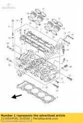 Tutaj możesz zamówić g? Owica, cylinder od Suzuki , z numerem części 1110024F00: