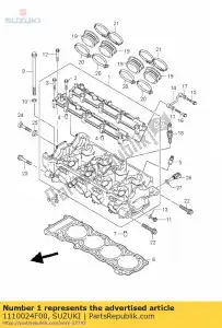 suzuki 1110024F00 g?owica, cylinder - Dół