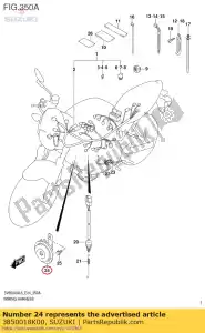 suzuki 3850018K00 chifre assy - Lado inferior