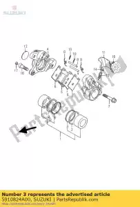 suzuki 5910824A00 sigillo, pinza - Il fondo