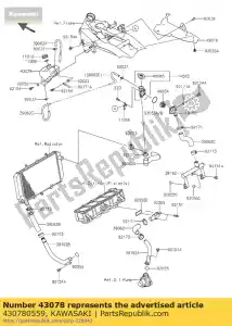 kawasaki 430780559 zbiornik zr800ads - Dół