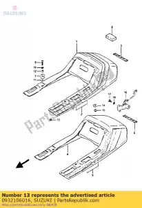 Suzuki 0932106016 amortiguar - Lado inferior