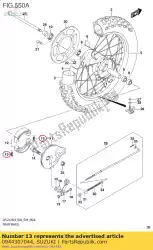 Here you can order the spring from Suzuki, with part number 0944307044: