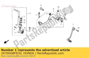 honda 24700GBF830 pédale comp., changer - La partie au fond