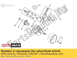 Aprilia AP9150436, Nakr?tka m14x1, OEM: Aprilia AP9150436