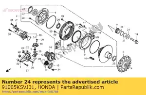 Honda 91005KSVJ31 rodamiento, bola radial, 690 - Lado inferior