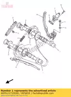 4KM121710000, Yamaha, nokkenas 1 yamaha xj 900 1995 1996 1997 1998 2000 2001 2002, Nieuw