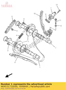 yamaha 4KM121710000 wa?ek rozrz?du 1 - Dół