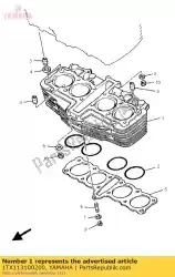 Aqui você pode pedir o cilindro em Yamaha , com o número da peça 1TX113100200: