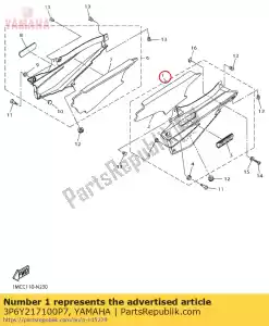 yamaha 3P6Y217100P7 capa, lado 1 - Lado inferior