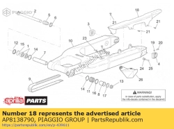 Aprilia AP8138790, Ketting kap, OEM: Aprilia AP8138790