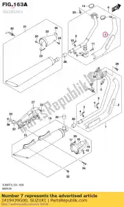 Suzuki 1419439G00 hoes - Onderkant