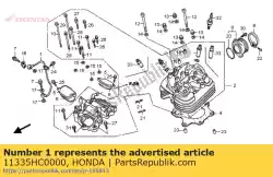 Qui puoi ordinare pipe comp, pas olio da Honda , con numero parte 11335HC0000: