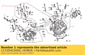 Honda 11335HC0000 pipe comp, pas olio - Il fondo