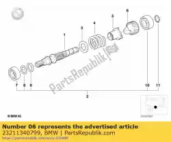 Qui puoi ordinare ruota dentata - m 93 / z = 22 da BMW , con numero parte 23211340799: