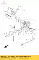 1B9F58673000, Yamaha, bracket, master cylinder yamaha vp yp 125 250 2005 2006 2007 2008 2009 2010 2011 2012 2013 2015, New