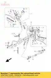 beugel, hoofdcilinder van Yamaha, met onderdeel nummer 1B9F58673000, bestel je hier online: