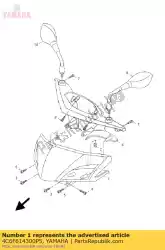 Qui puoi ordinare copertura, manubrio u da Yamaha , con numero parte 4C6F614300P5: