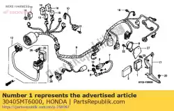 kussen, vonkeenheid van Honda, met onderdeel nummer 30405MT6000, bestel je hier online: