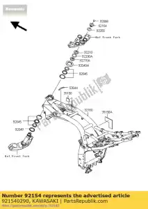 Kawasaki 921540290 ?ruba, nasadka, 26x18 - Dół