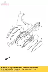 Tutaj możesz zamówić uszczelka, uszczelka od Yamaha , z numerem części 2CMF84750000: