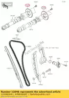 120460041, Kawasaki, roda dentada, came, 24t kawasaki er6n  d a er6f f b kle versys e klz vulcan special edition se en s ag bg er650 c ex650 vn z er 6f abs 6n 1000 650 en650 z650l lams ninja krt 650l kle650 l cafe z650 , Novo