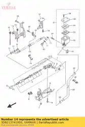 Tutaj możesz zamówić uchwyt, przewód paliwowy od Yamaha , z numerem części 3D8213741000: