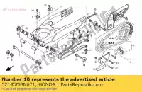 52145MBN671, Honda, capuchon, joint antipoussière honda xr 650 2000 2001 2002 2003 2004 2005 2006 2007, Nouveau