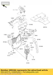 Here you can order the cover-seal from Kawasaki, with part number 490160576: