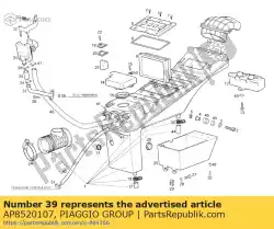 Qui puoi ordinare guarnizione in rame sas da Piaggio Group , con numero parte AP8520107: