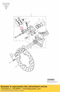 triumph T2020933 hanger pin set - Bottom side