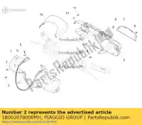 1B002078000MH, Piaggio Group, capa do guiador traseiro piaggio medley rp8ma0120, rp8ma0121 rp8ma0200, rp8ma0210, rp8ma0220, rp8ma024, rp8ma0211,  rp8ma0220, rp8ma0221 125 150 2016 2017 2018 2019 2020, Novo