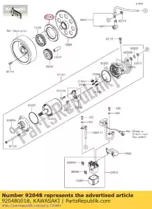 kawasaki 920480018 race zr1000daf - La partie au fond