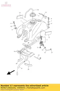 yamaha 90467100A200 spinacz - Dół