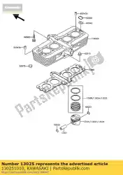 Aquí puede pedir anillo-set-piston-l de Kawasaki , con el número de pieza 130251010: