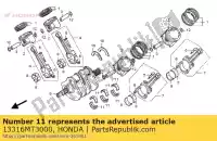 13316MT3000, Honda, Roulement d, vilebrequin (gr honda st pan european  a st1100 st1100a 1100 , Nouveau