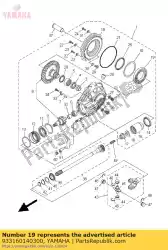 Qui puoi ordinare brg, r-b 16014c2 110mm 433g ky da Yamaha , con numero parte 933160140300: